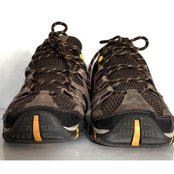 Merrill Sz 8.5 Unisex Alverston Brown Suede Fabric Hiking Trail Athletic Boot - Picture 5 of 7